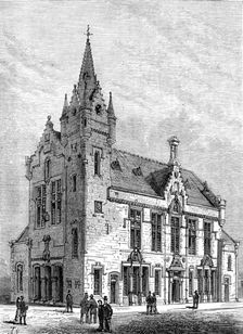 Crosshill and Govanhill Burgh Hall, near Glasgow, 1880. Creator: Unknown