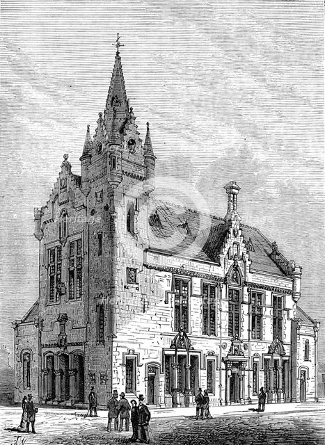 Crosshill and Govanhill Burgh Hall, near Glasgow, 1880. Creator: Unknown.