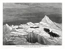 Crossing a Heavy Ice-Pack at the Head of Wellington Channel 1877