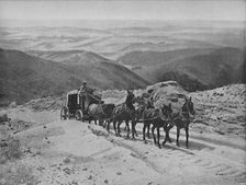 Crossing San Marcos Pass, California c1897. Creator: Unknown