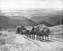 Crossing San Marcos Pass, California, USA, c1900. Creator: Unknown