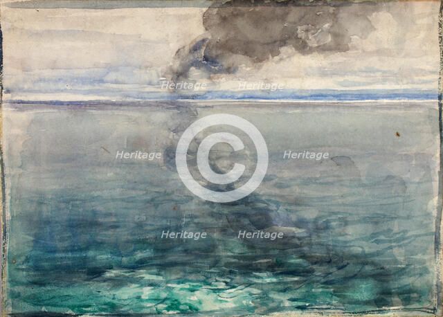 Crossing the Atlantic (Return Home), 1894. Creator: Henry Ossawa Tanner.