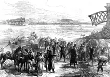 Crossing the Ebro at Castijon; War in Spain, 1875