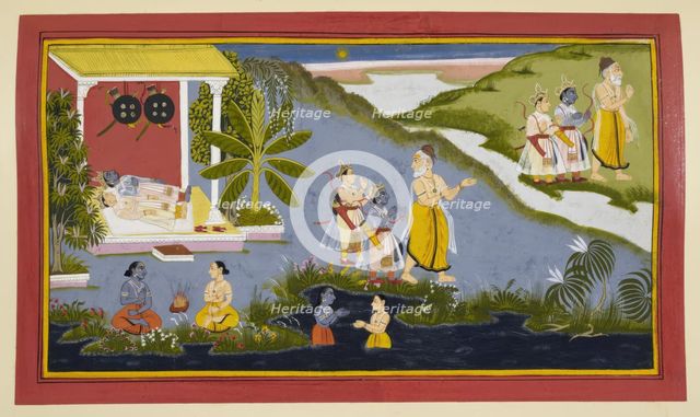 Crossing the Ganges, 1712.  Creator: Unknown.