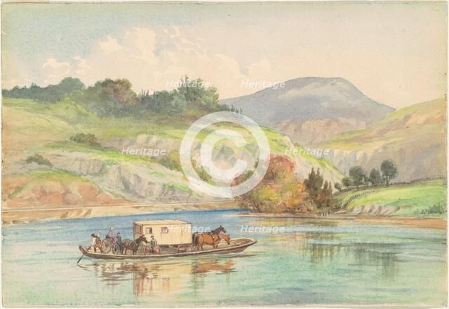 Crossing the James River, 1878. Creator: Unknown.