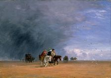 Crossing the Sands, 1848. Creator: David Cox the elder