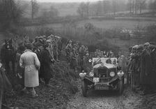 Crossley of HJ Stroud competing in the MCC Exeter Trial, Ibberton Hill, Dorset, 1930. Artist: Bill Brunell