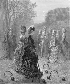 Croquet 1872. Creator: Gustave Doré