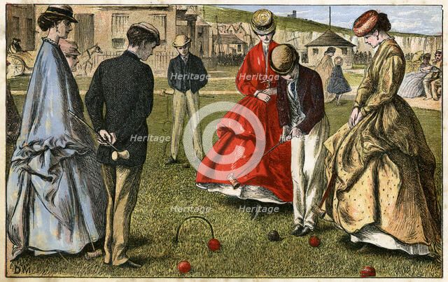 Croquet, 19th century(?). Artist: Unknown