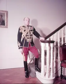 Crown Equerry Sir Dermot Kavanagh in uniform of 1st Hussars, London, c1953. Creator: Arthur Charles Kirby Ware