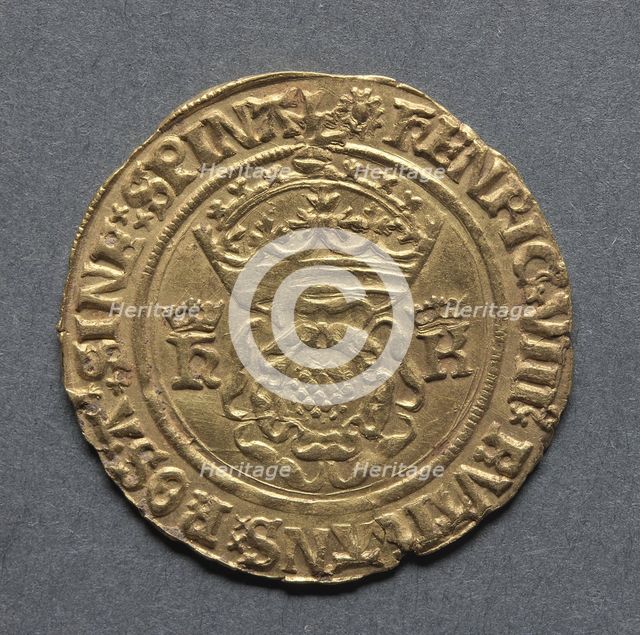 Crown of the Double Rose (obverse), 1526-1544. Creator: Unknown.