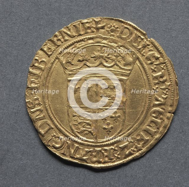 Crown of the Double Rose (reverse), 1526-1544. Creator: Unknown.