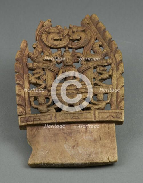Crown Panel Depicting a Tathaghata, 12th century. Creator: Unknown.
