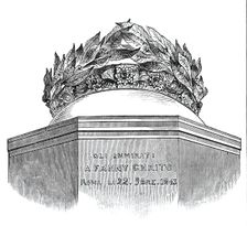 Crown presented to Cerito at Rome, 1844. Creator: Unknown