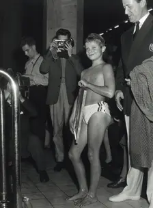 Crown Prince Carl Gustaf of Sweden visiting the Sport Palace, Stockholm, Sweden, 1958. Creator: Unknown