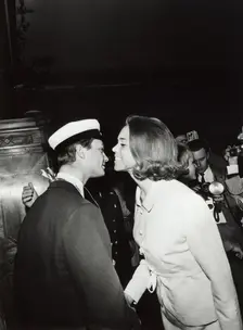 Crown Prince Carl Gustaf of Sweden congratulated by his friends for passing his A levels, 1966. Creator: Unknown
