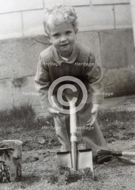 Crown Prince Carl Gustaf of Sweden's 3rd birthday, 30 April 1949. Artist: Karl Sandels