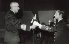 Crown Prince Carl Gustaf and his Grandfather, King Gustaf VI Adolf of Sweden, 1968. Creator: Unknown