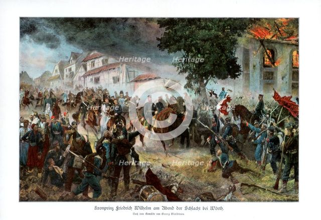 Crown Prince Friedrich III of Germany, Austro-Prussian War. (1866), 1900. Artist: Unknown