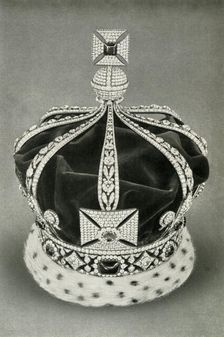 Crown worn by George V at the Delhi Durbar in 1911 1962. Creator: Unknown