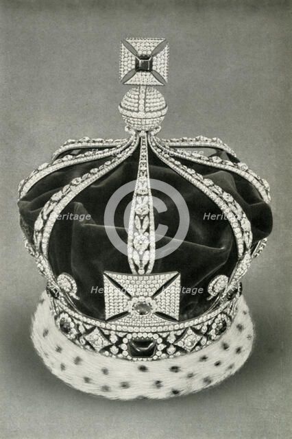 'Crown worn by George V at the Delhi Durbar in 1911', 1962. Creator: Unknown.