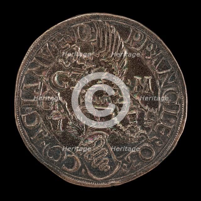 Crowned Casque with Dragon Crest [reverse], 16th century. Creator: Unknown.