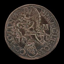 Crowned Casque with Dragon Crest [reverse], 16th century. Creator: Unknown