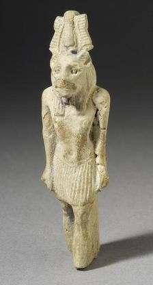 Crowned Male Figure, Late Period (724-333 BCE). Creator: Unknown