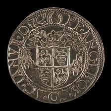 Crowned Shield [reverse], 1494/1500. Creator: Unknown