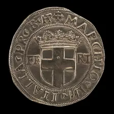 Crowned Shield [reverse], 16th century. Creator: Unknown