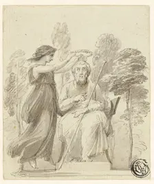 Crowning Homer, n.d. Creator: Thomas Stothard