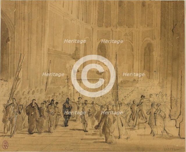 Crowning of a Prince, n.d. Creator: Jehan Georges Vibert.