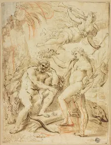 Crowning of Hercules, n.d. Creator: Paolo de Matteis