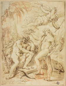 Crowning of Hercules, n.d. Creator: Paolo de Matteis