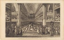 Crowning of Queen Victoria, June 28, 1838 [right half], 19th century. Creator: Unknown