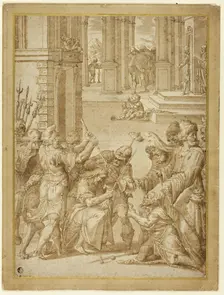 Crowning of Thorns, n.d. Creators: Christoph Schwarz, Joannes Stradanus, Jan Swart Van Groningen