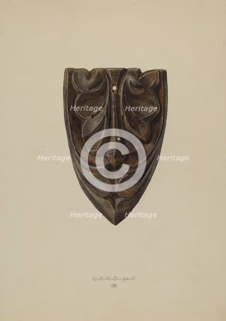 Crowning Leaf, 1938. Creator: Albert Geuppert.