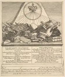 Crowns, Mitres, Maces, etc., 1755. Creator: William Hogarth