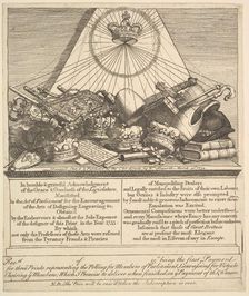 Crowns, Mitres, Maces, etc., 1755. Creator: William Hogarth