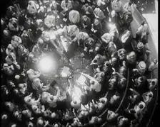 Crowd of Civilians Buying and Selling Stocks and Shares, 1932. Creator: British Pathe Ltd