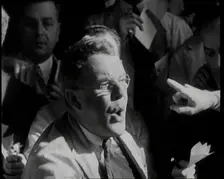 Crowd of Civilians Buying and Selling Stocks and Shares, 1932. Creator: British Pathe Ltd
