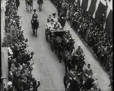 Crowd Watching a Procession, 1930s. Creator: British Pathe Ltd