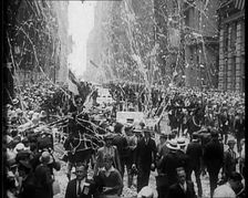Crowd Watching a Procession, 1933. Creator: British Pathe Ltd