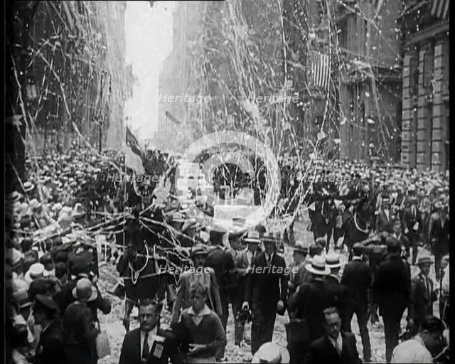 Crowd Watching a Procession, 1933. Creator: British Pathe Ltd.