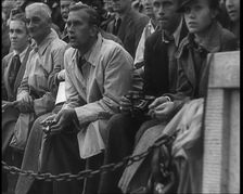 Crowd Watching the 1936 Berlin Olympics, 1936. Creator: British Pathe Ltd