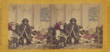 Crowded room at a fashionable watering place., 1870. Creator: Eugene S. M. Haines