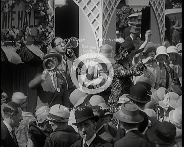 Crowds of People Having Fun at a Garden Fete, 1926. Creator: British Pathe Ltd.