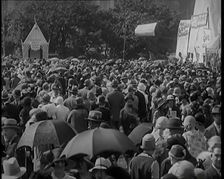 Crowds of People Having Fun at a Garden Fete, 1926. Creator: British Pathe Ltd