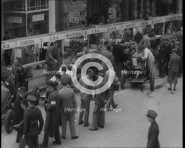 Crowds at a Motor Race in Ireland, 1936. Creator: British Pathe Ltd.