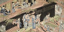 Crowds at Ryogoku, c1820. Creator: Utagawa Kuniyasu